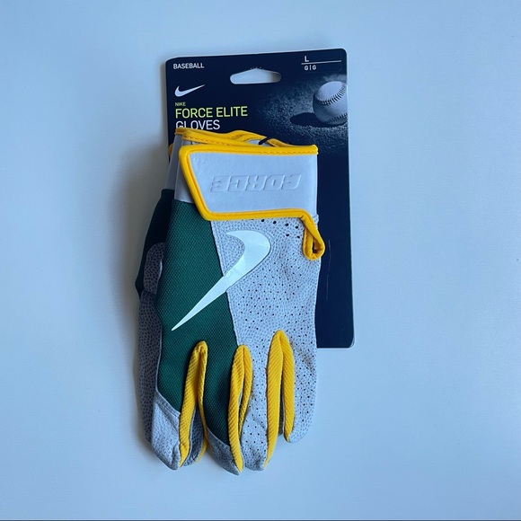 Nike Other - Nike Force Elite Leather Batting Gloves Baylor Bears Men’s Size: Large RARE